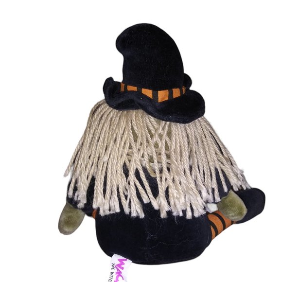 Vtg WACKY The Witch Stuffed Bean Cuddle Wit Halloween Plush Toy Shanghai Elcee - Picture 3 of 10